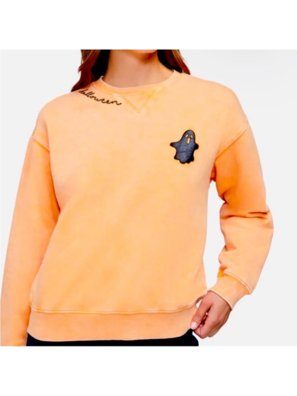 Wildfox Ghost Sweatshirt L Cotton Halloween